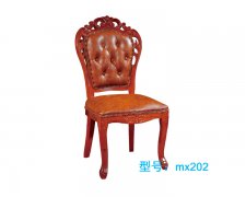 實木餐椅，電動餐桌配套椅子-型號：MX202